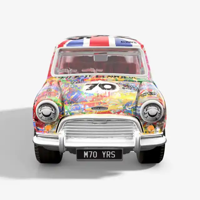 Matchbox lanza un Mini Cooper en colaboración con Mr. Brainwash