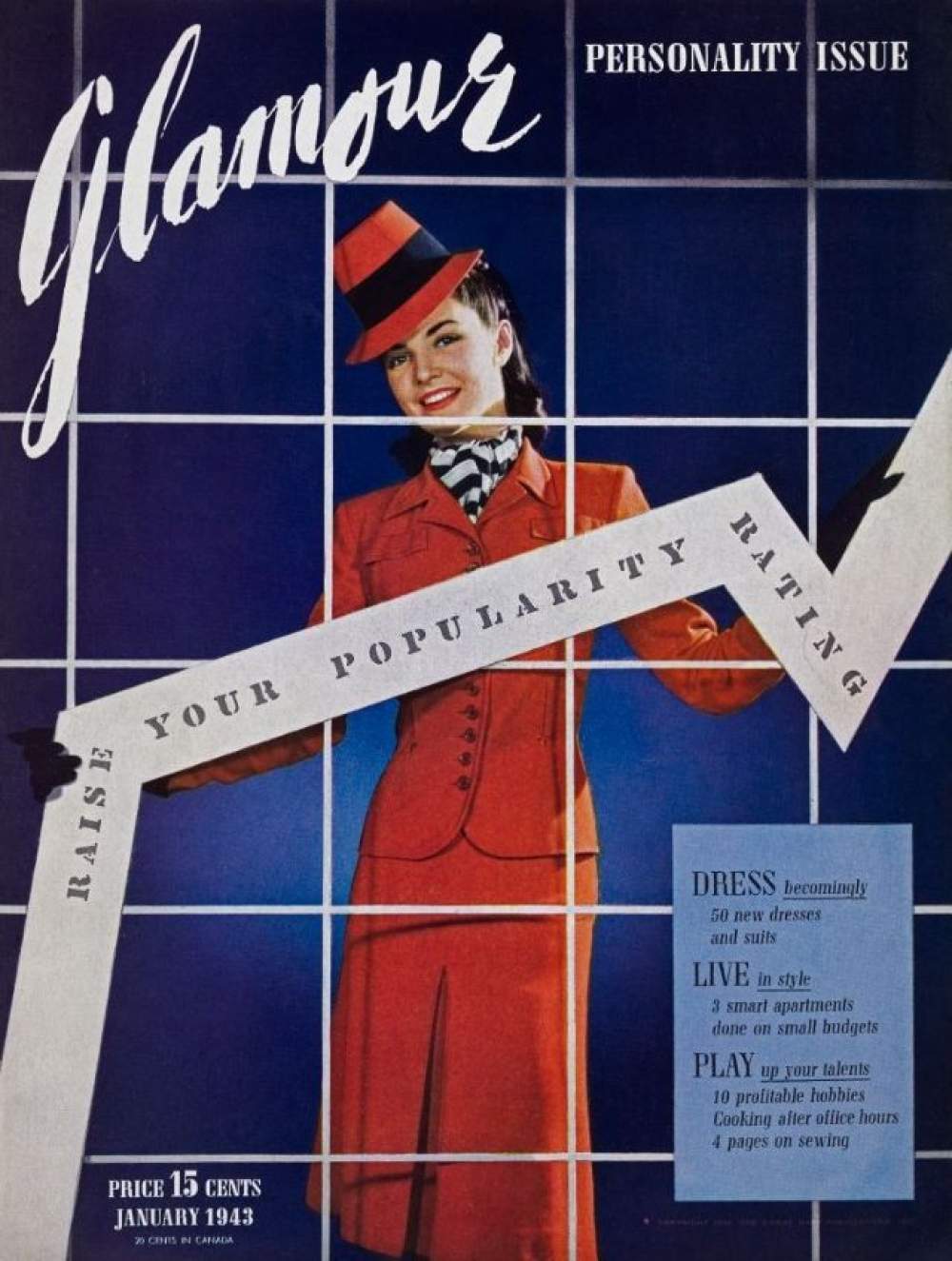 Revista Glamour en 1940