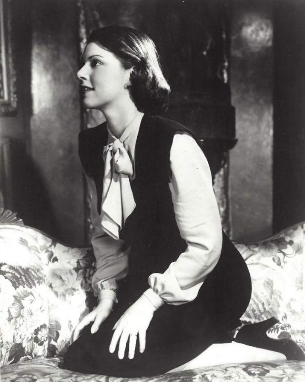 La actriz estadounidense Diana Barrymore 