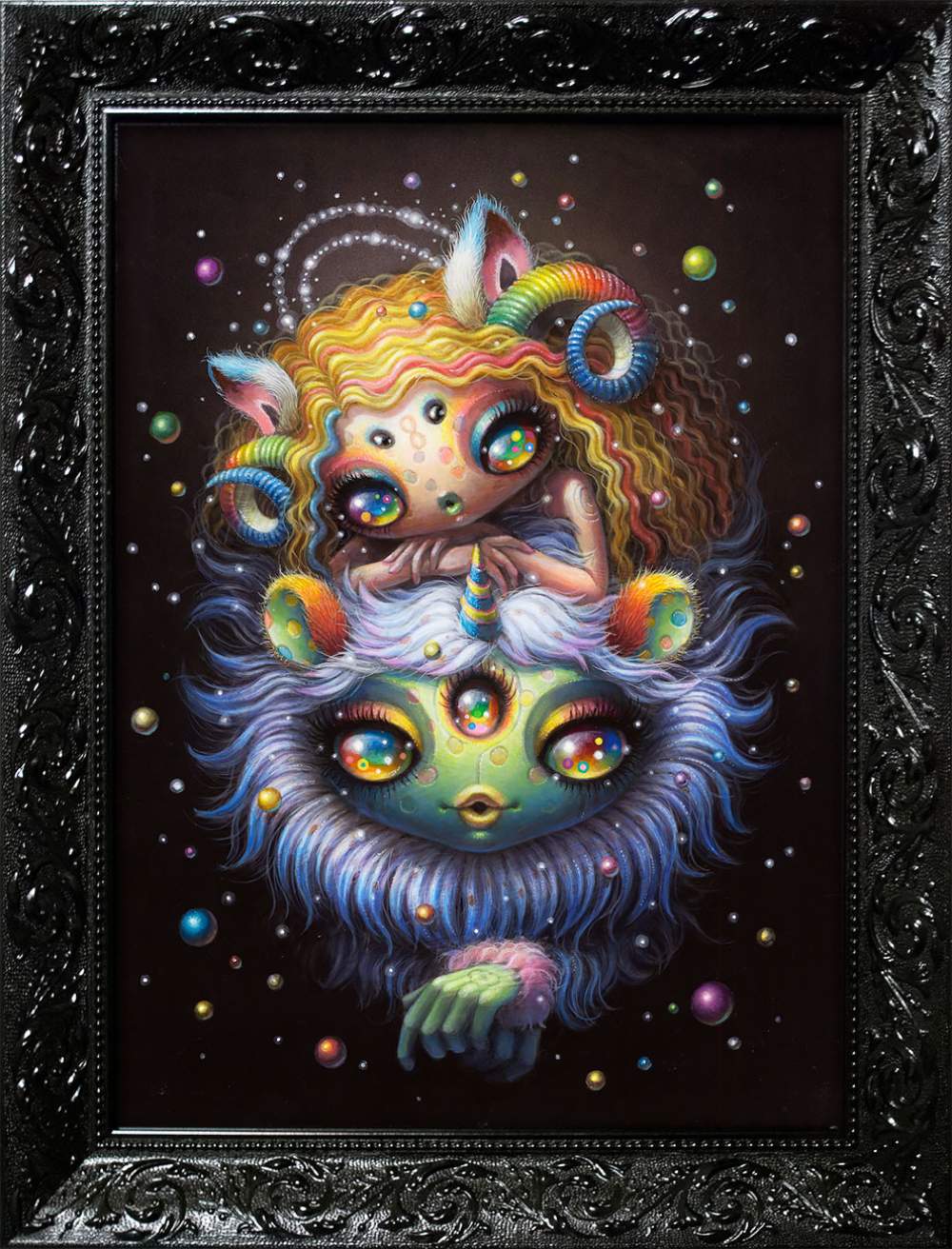 Pinturas psicodélicas de Yoko D’Holbachie