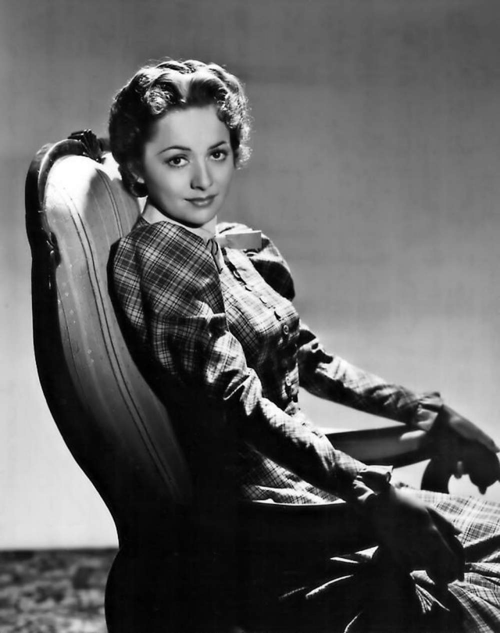 La actriz Olivia de Havilland