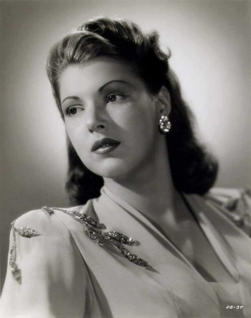 La actriz estadounidense Diana Barrymore 