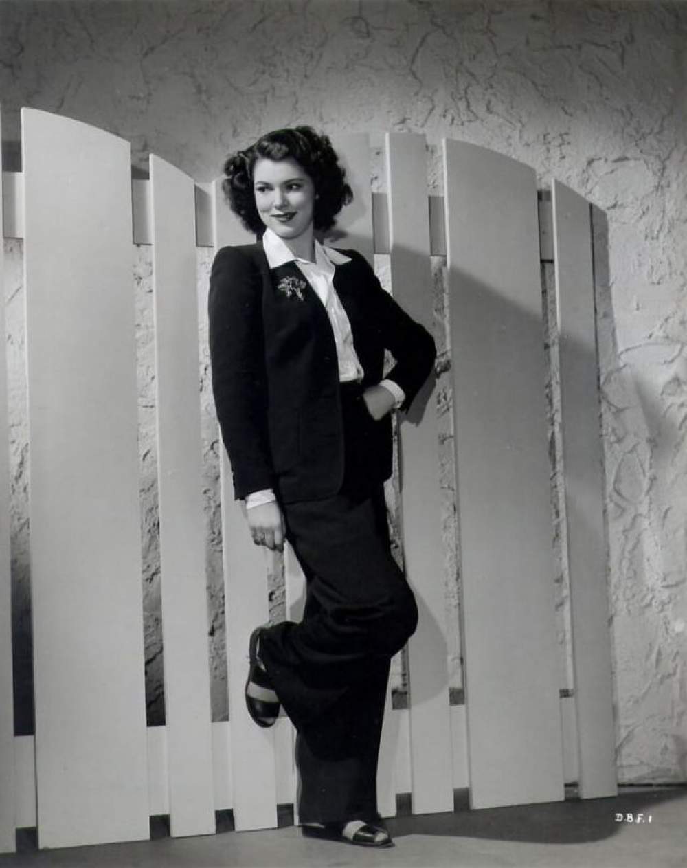La actriz estadounidense Diana Barrymore 