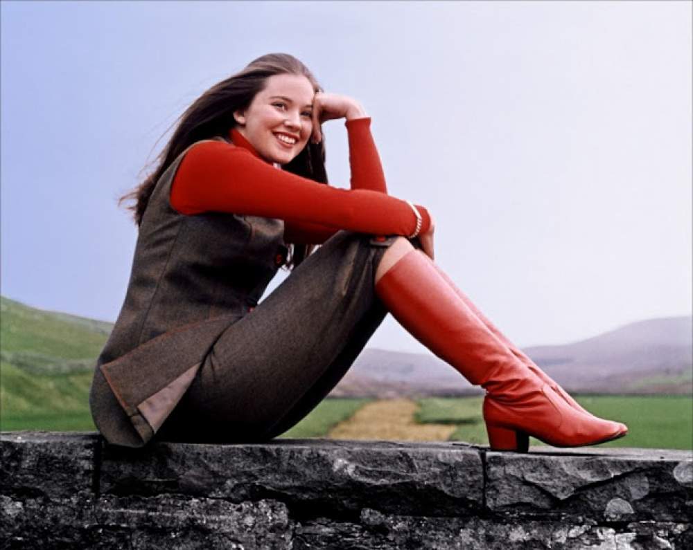 La actriz Lynne Frederick