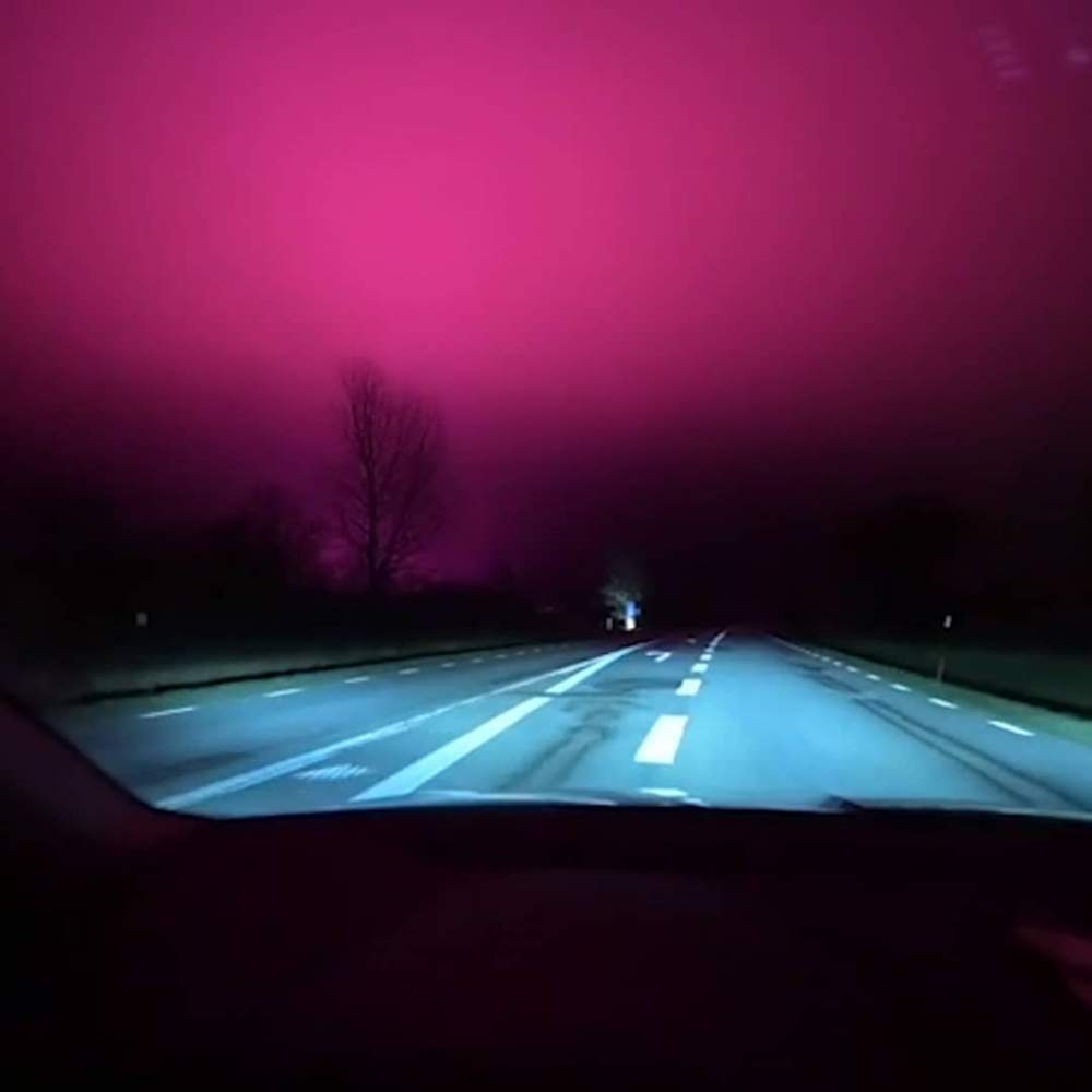 Cielo nocturno en  en Suecia