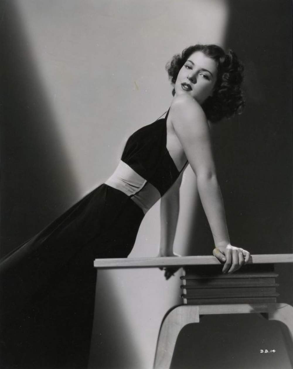 La actriz estadounidense Diana Barrymore 