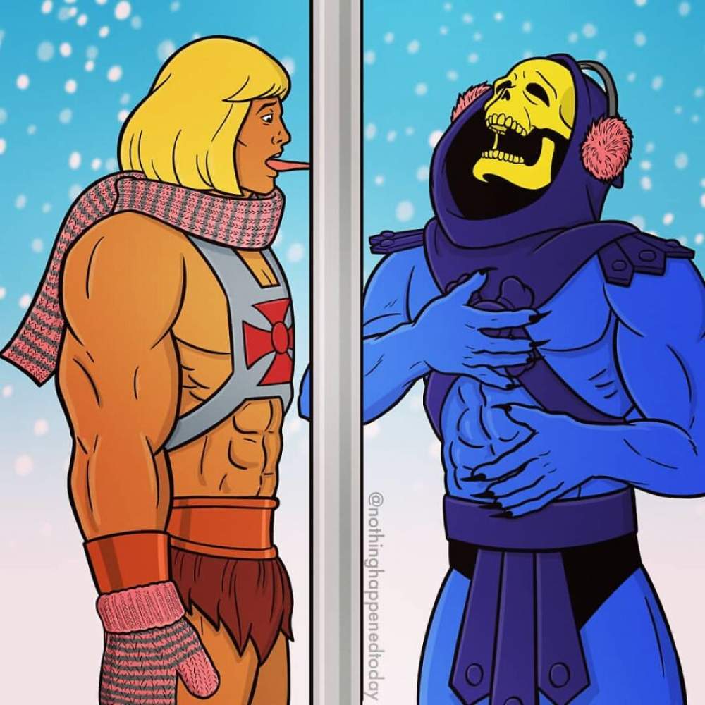 La vida de He-Man y Skeletor