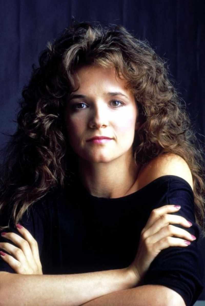 La joven Lea Thompson en la década de 1980