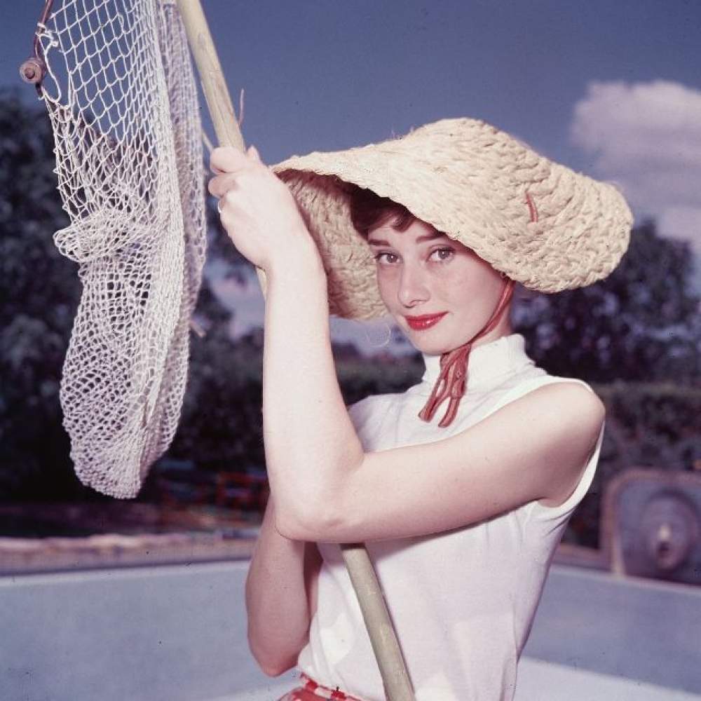 La actriz Audrey Hepburn