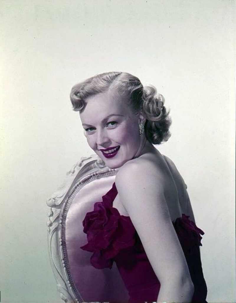  La actriz June Haver 