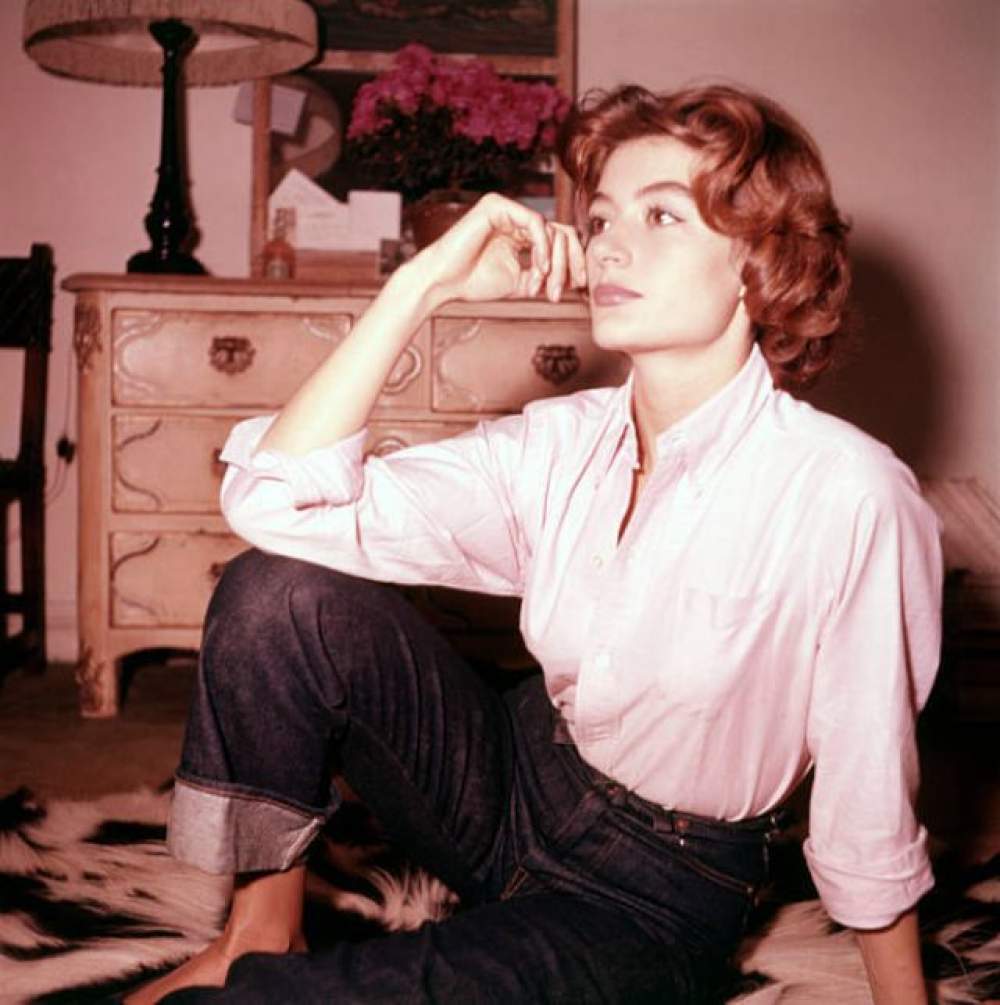 La actriz francesa Anouk Aimée 