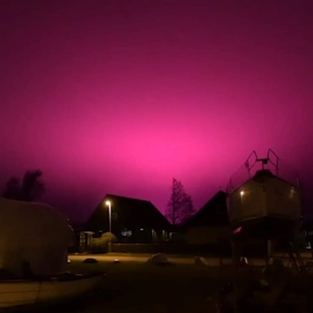 Cielo nocturno en  en Suecia