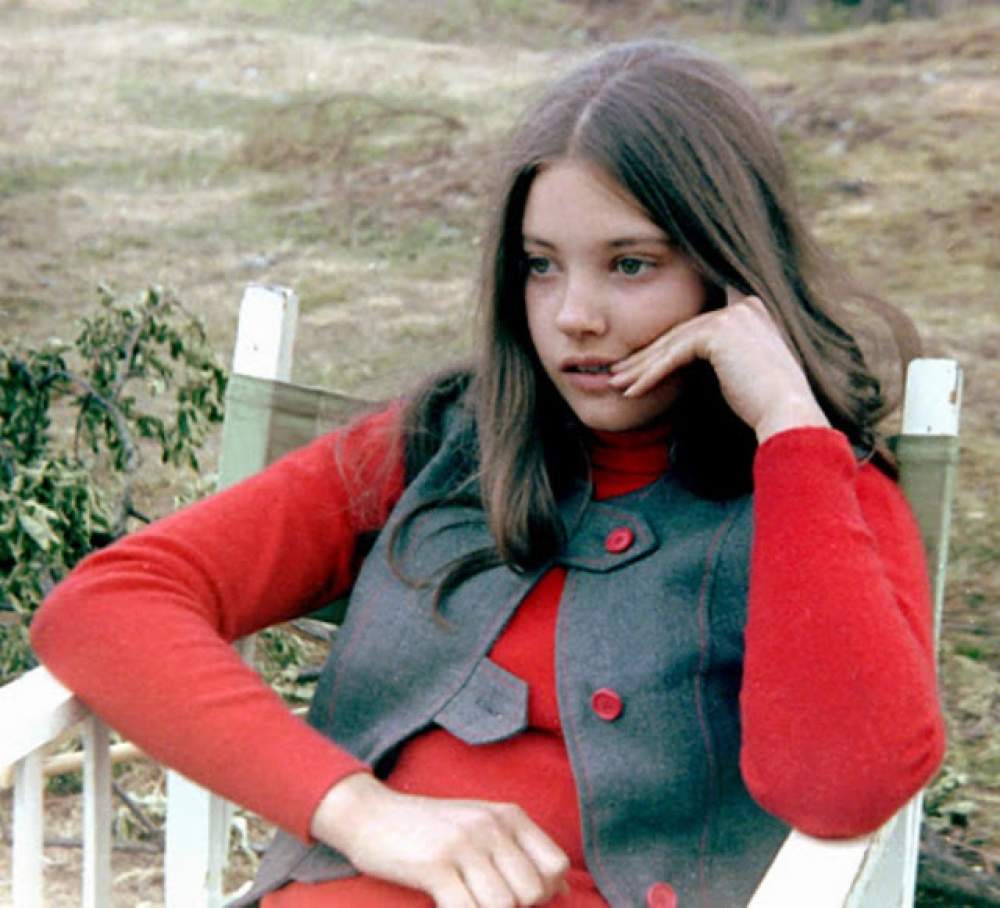 La actriz Lynne Frederick