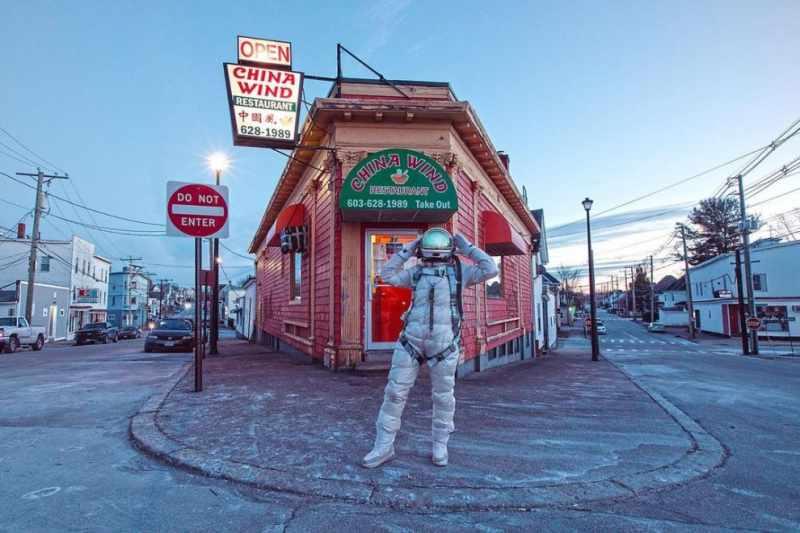 El astronauta solitario