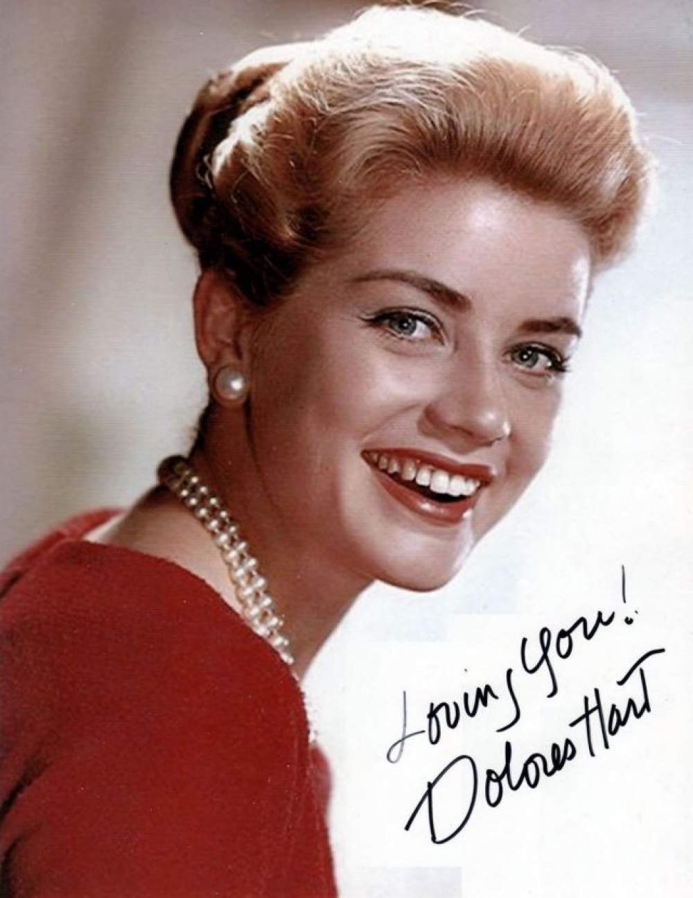 La actriz Dolores Hart 