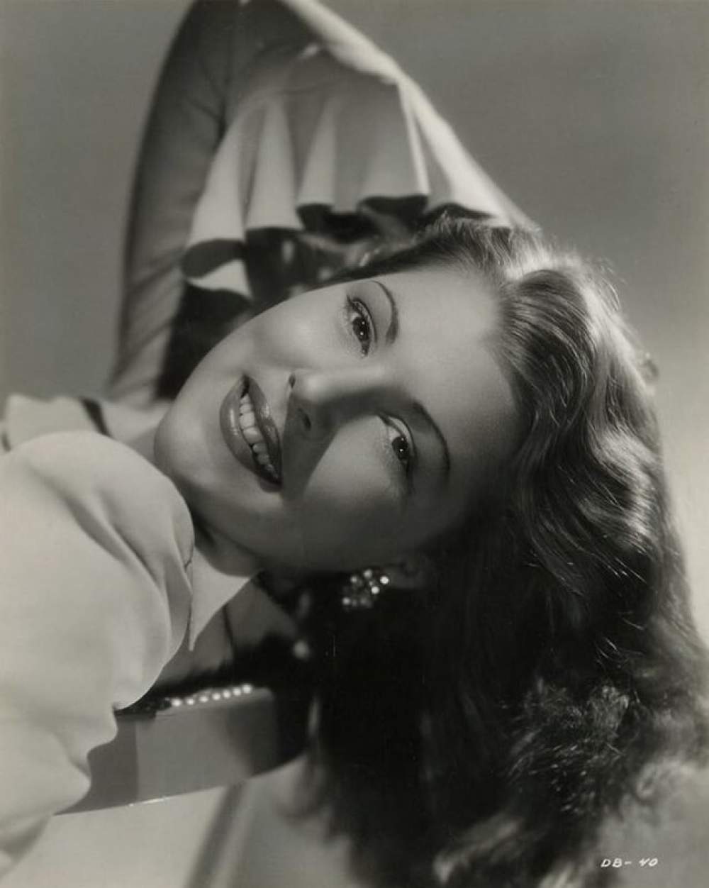 La actriz estadounidense Diana Barrymore 