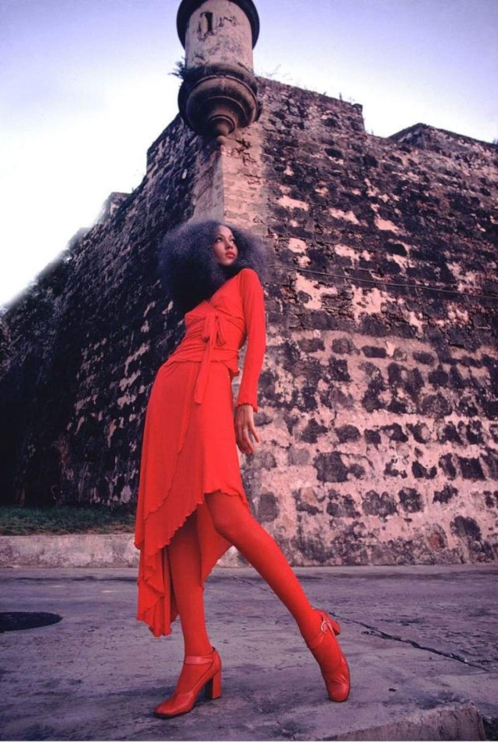 La modelo Pat Cleveland 