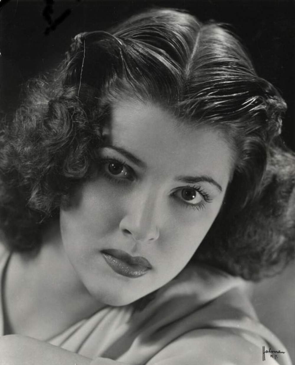 La actriz estadounidense Diana Barrymore 