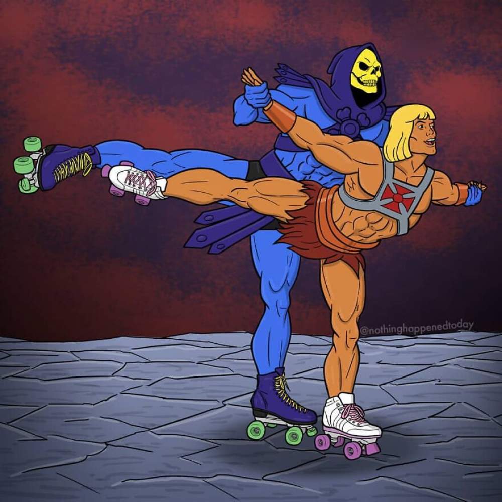 La vida de He-Man y Skeletor