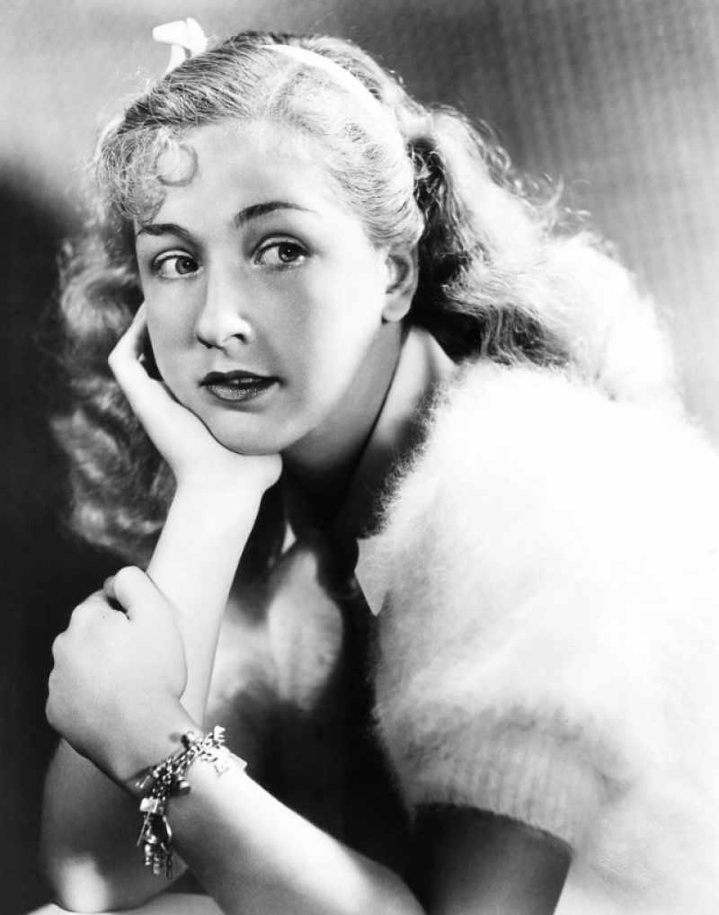 La actriz Bonita Granville