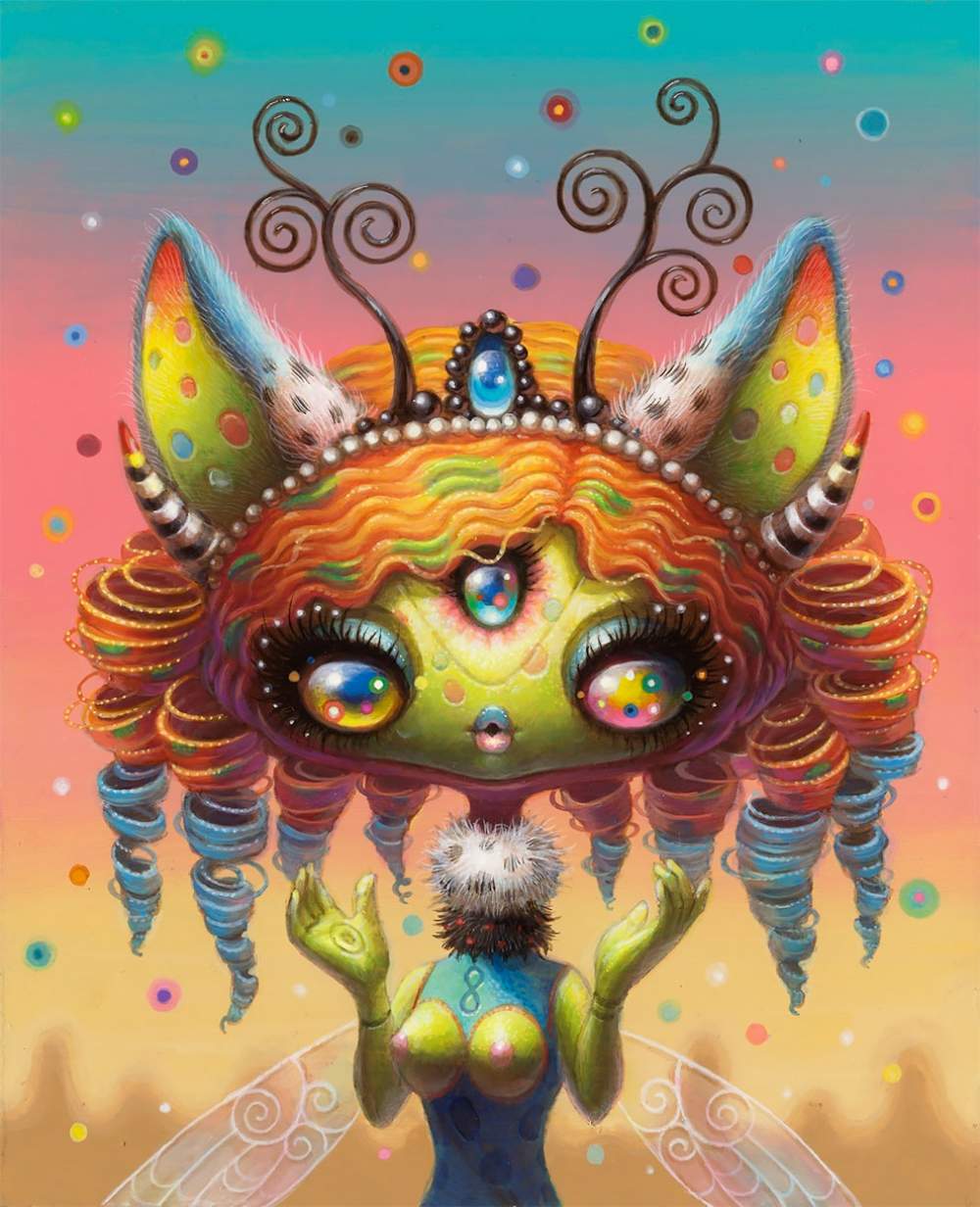 Pinturas psicodélicas de Yoko D’Holbachie