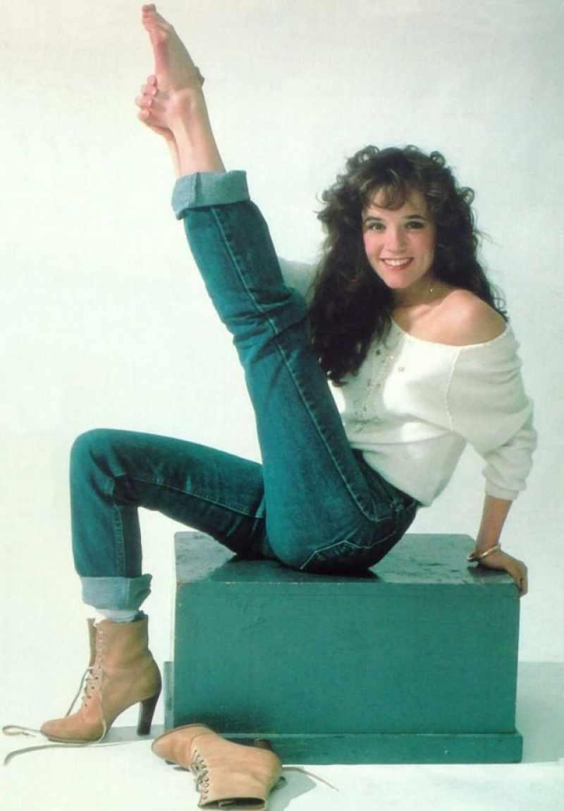 La Joven Lea Thompson En La Década De 1980 Distopía 