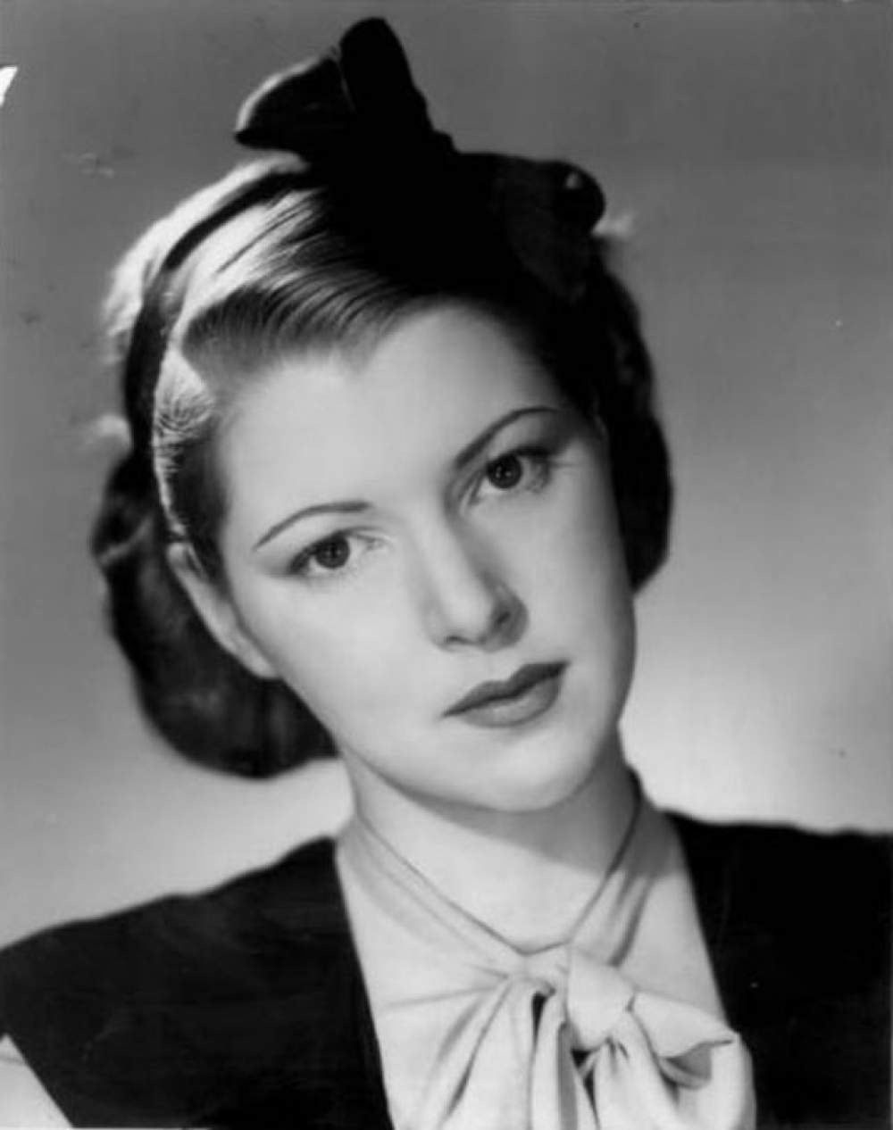 La actriz estadounidense Diana Barrymore 