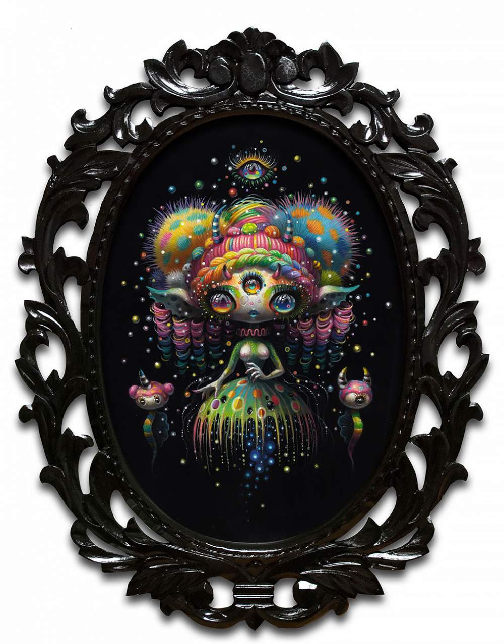 Pinturas psicodélicas de Yoko D’Holbachie