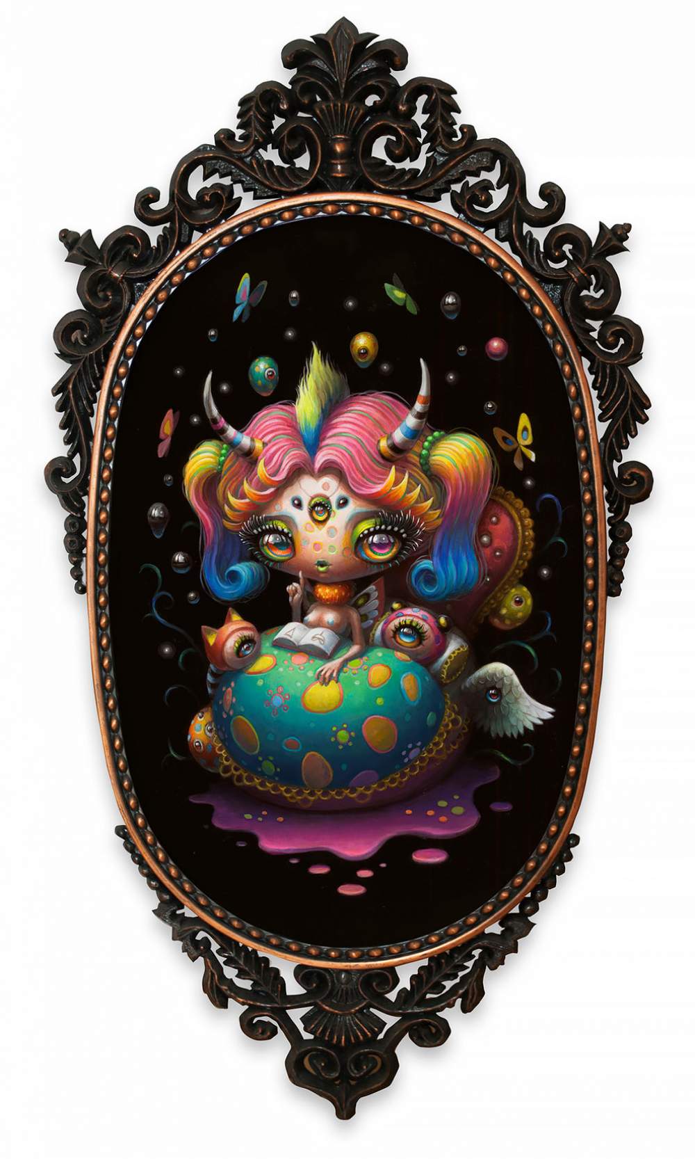 Pinturas psicodélicas de Yoko D’Holbachie