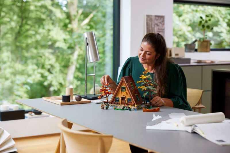Cabaña acogedora de LEGO