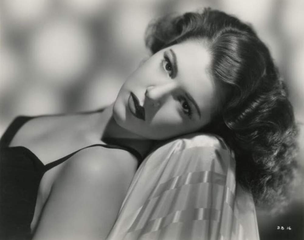 La actriz estadounidense Diana Barrymore 