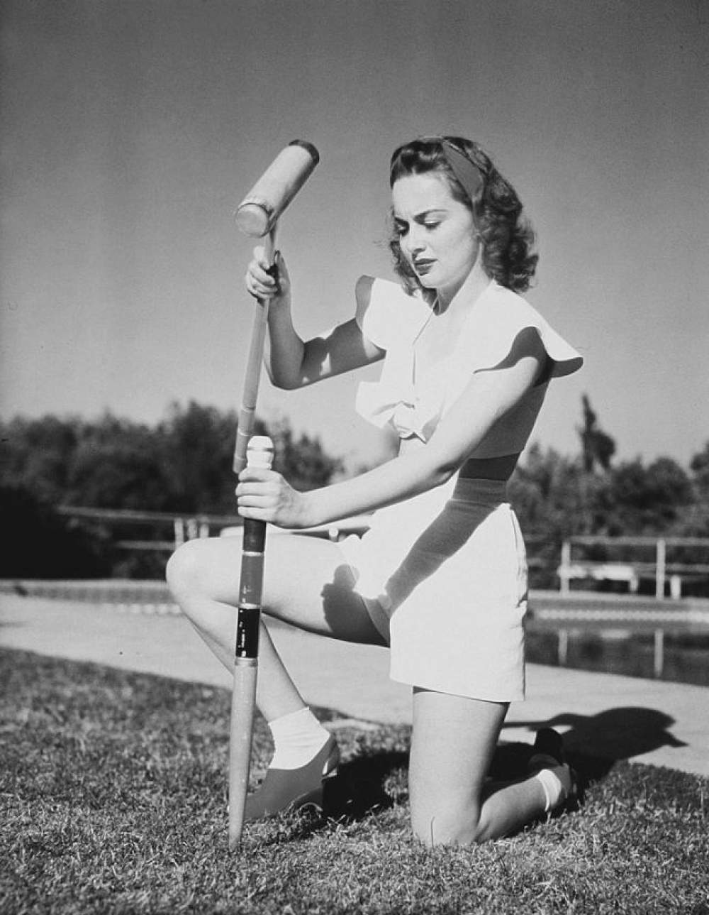 La actriz Olivia de Havilland