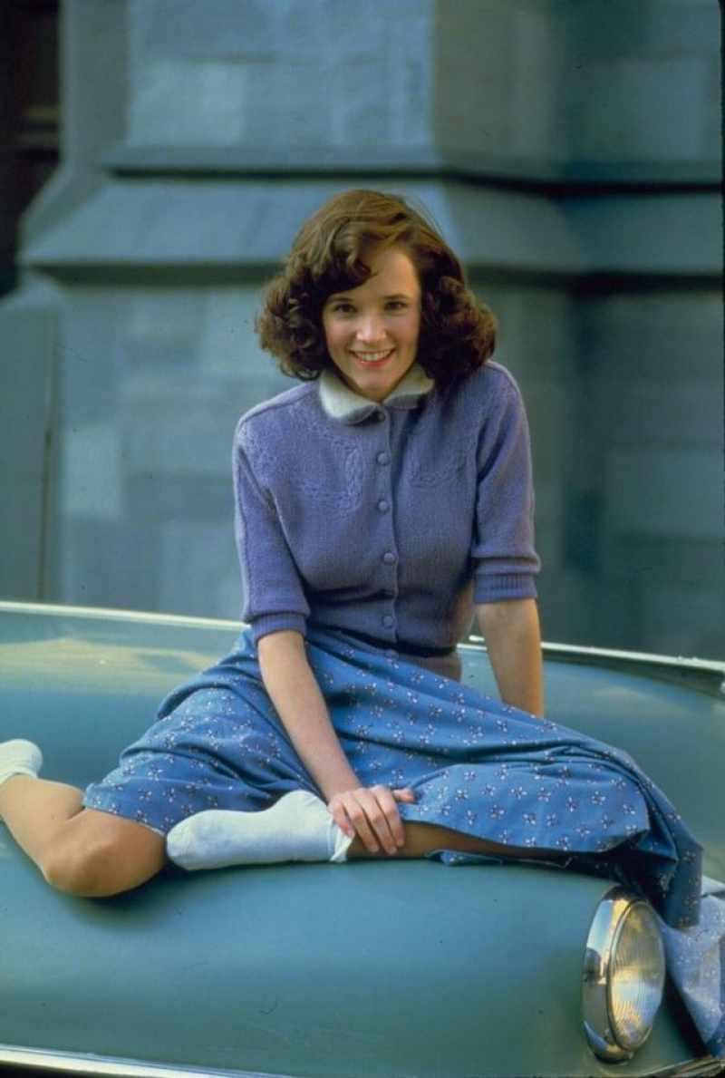 La joven Lea Thompson en la década de 1980