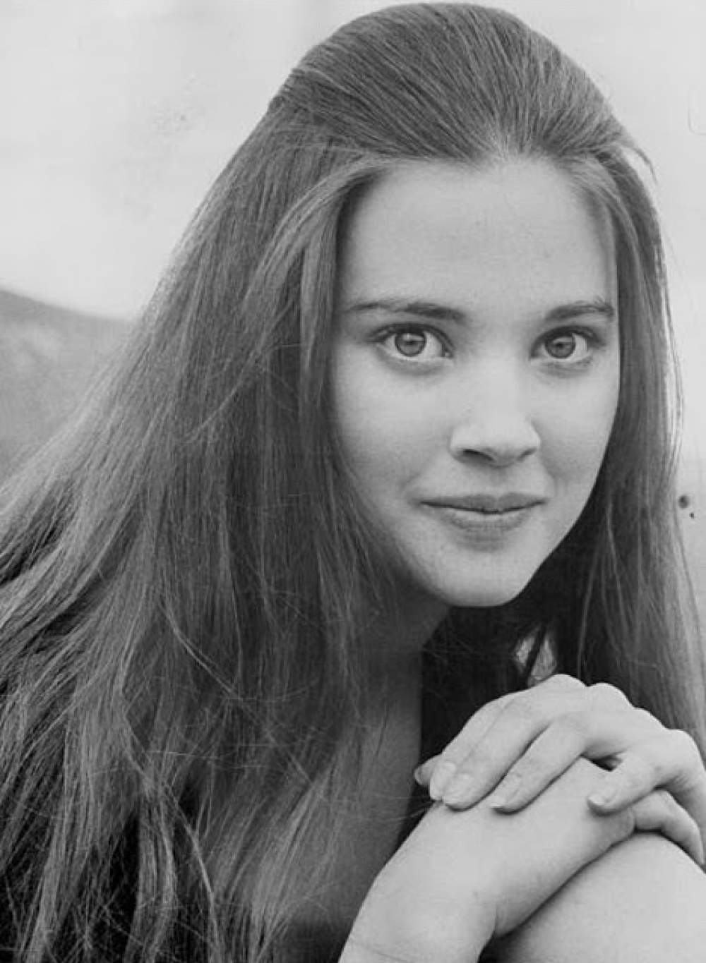 La actriz Lynne Frederick