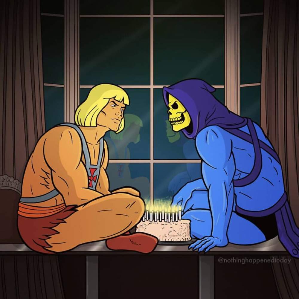 La vida de He-Man y Skeletor