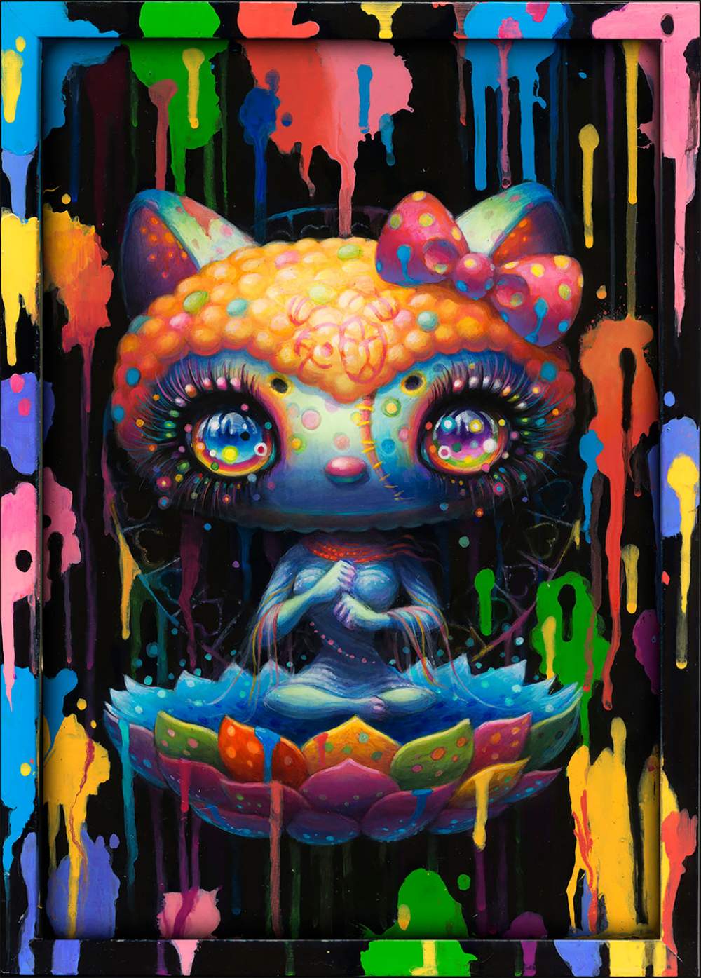 Pinturas psicodélicas de Yoko D’Holbachie