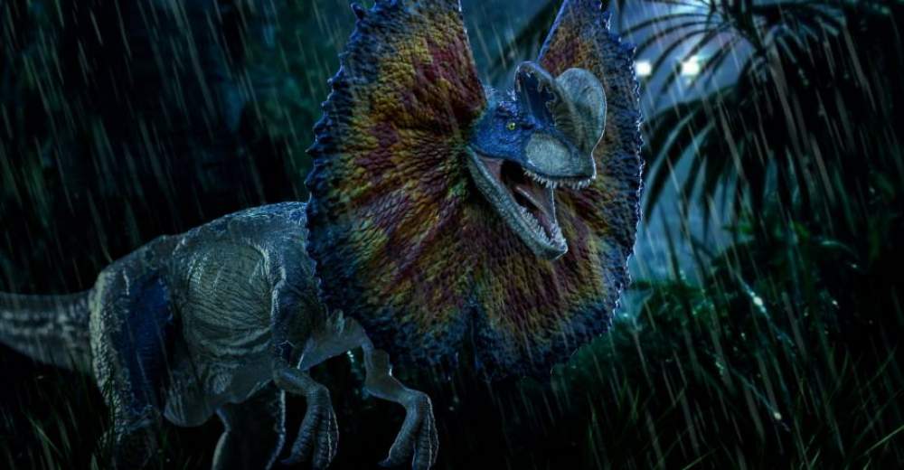 Dilophosaurus de Jurassik Park 