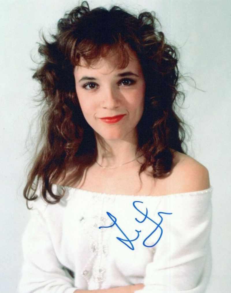 La joven Lea Thompson en la década de 1980