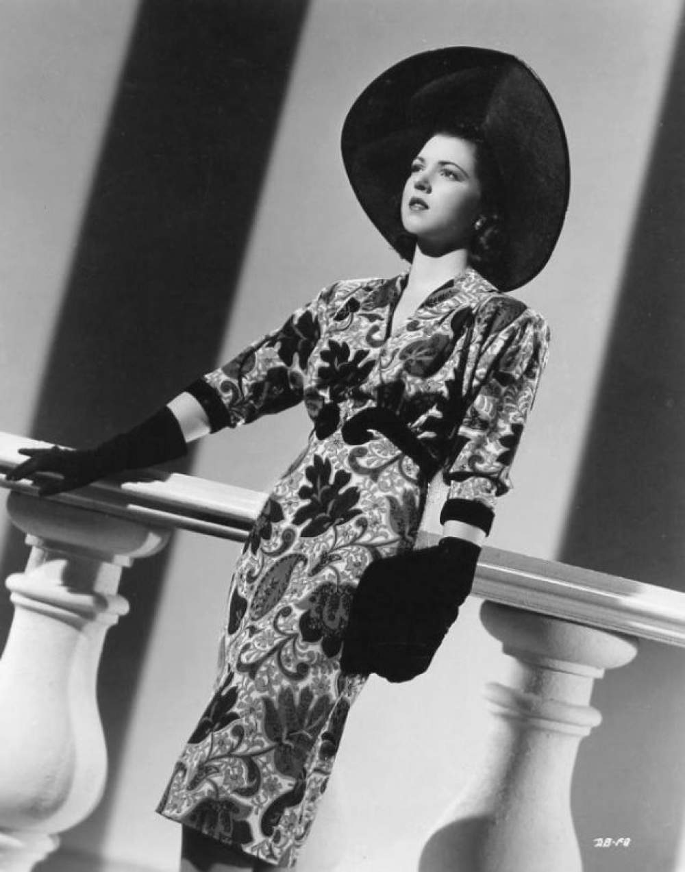 La actriz estadounidense Diana Barrymore 