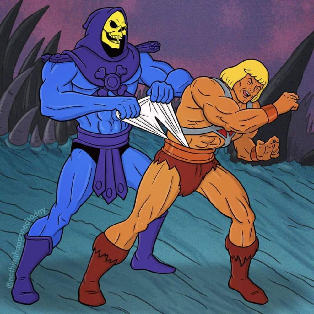 La vida de He-Man y Skeletor