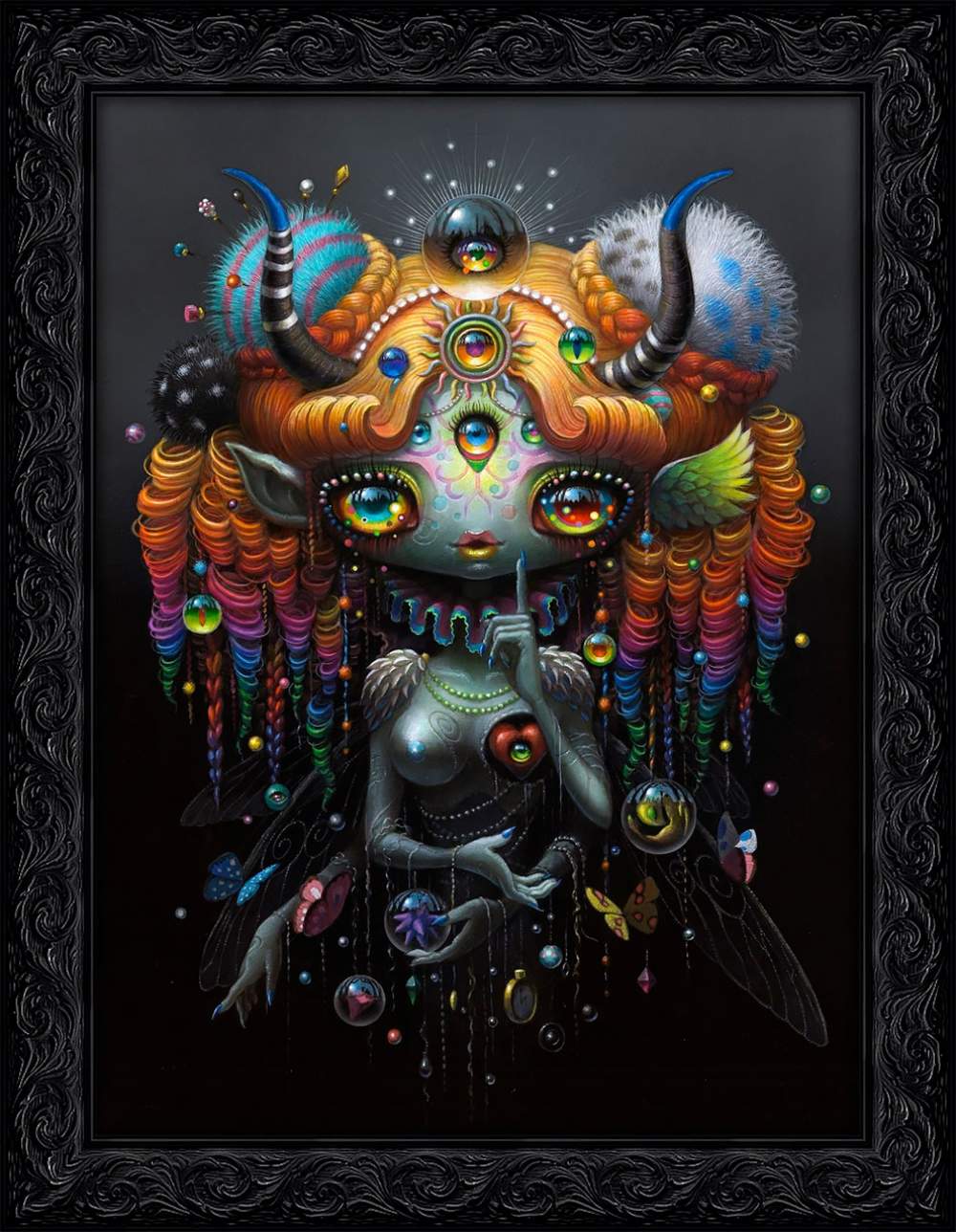 Pinturas psicodélicas de Yoko D’Holbachie