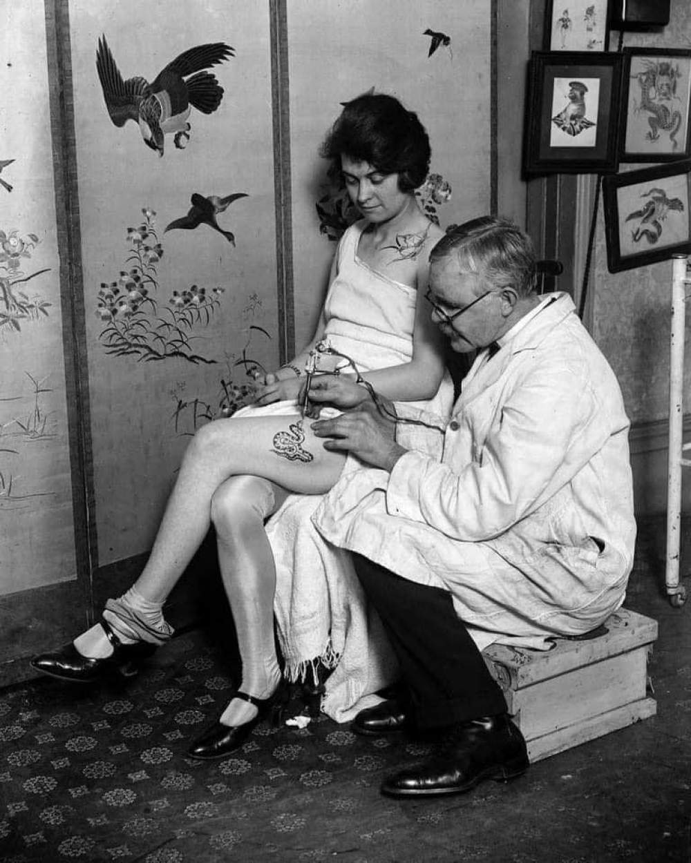 El tatuaje femenino de los años 30