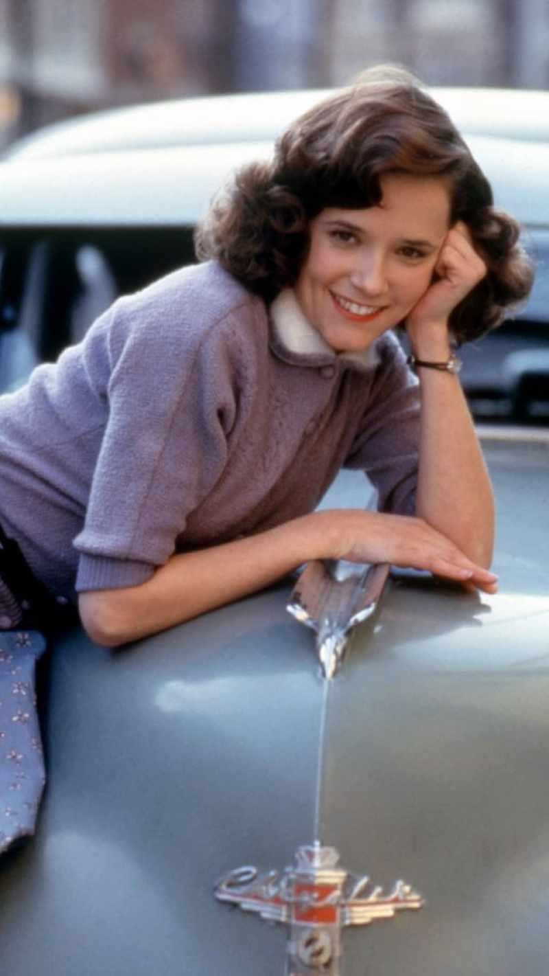 La joven Lea Thompson en la década de 1980