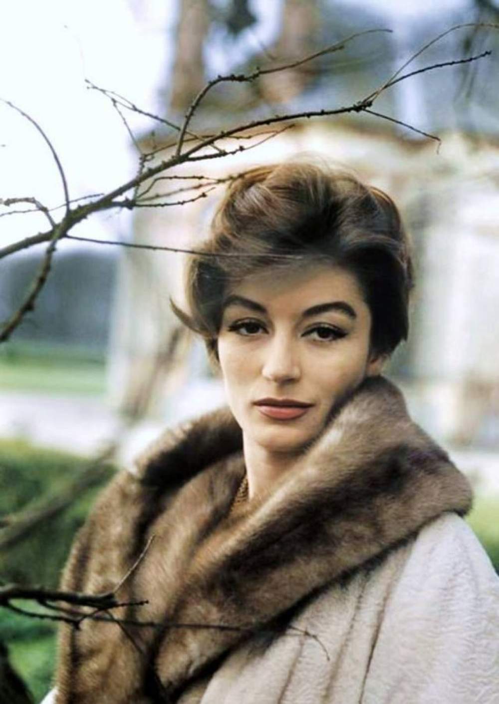 La actriz francesa Anouk Aimée 