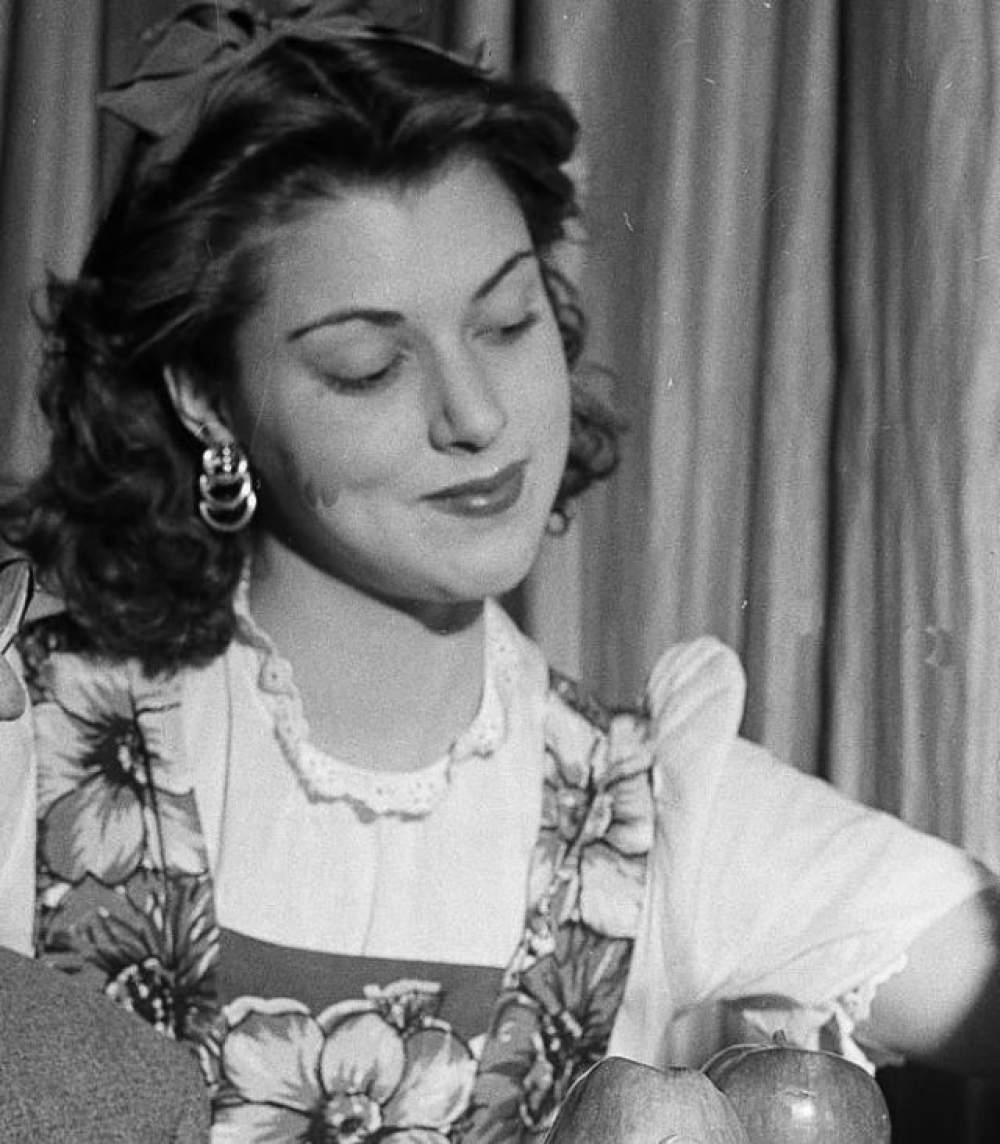 La actriz estadounidense Diana Barrymore 
