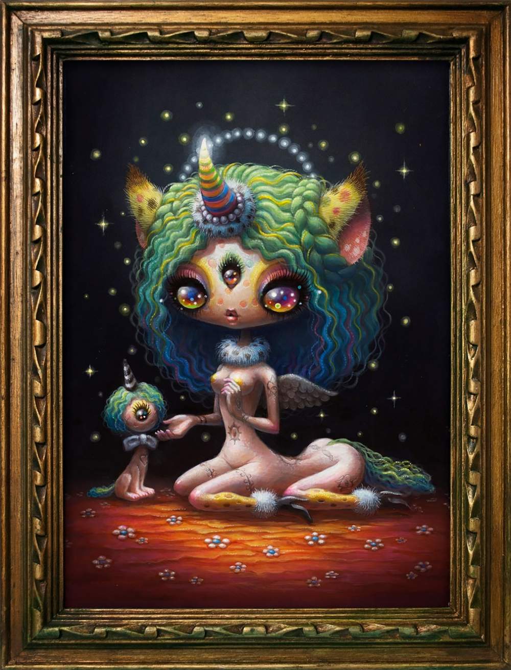 Pinturas psicodélicas de Yoko D’Holbachie