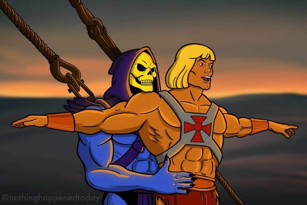 La vida de He-Man y Skeletor