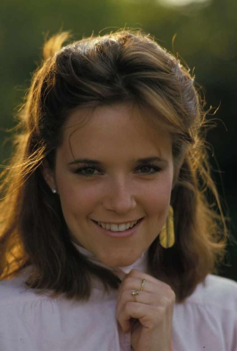 La joven Lea Thompson en la década de 1980