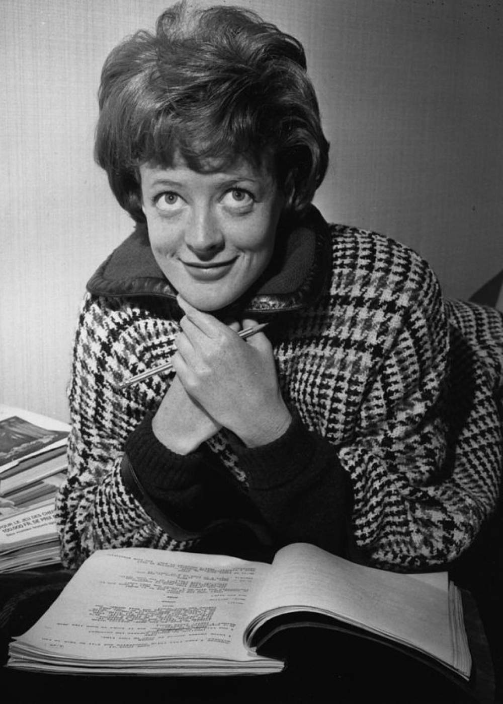 La actriz Maggie Smith 