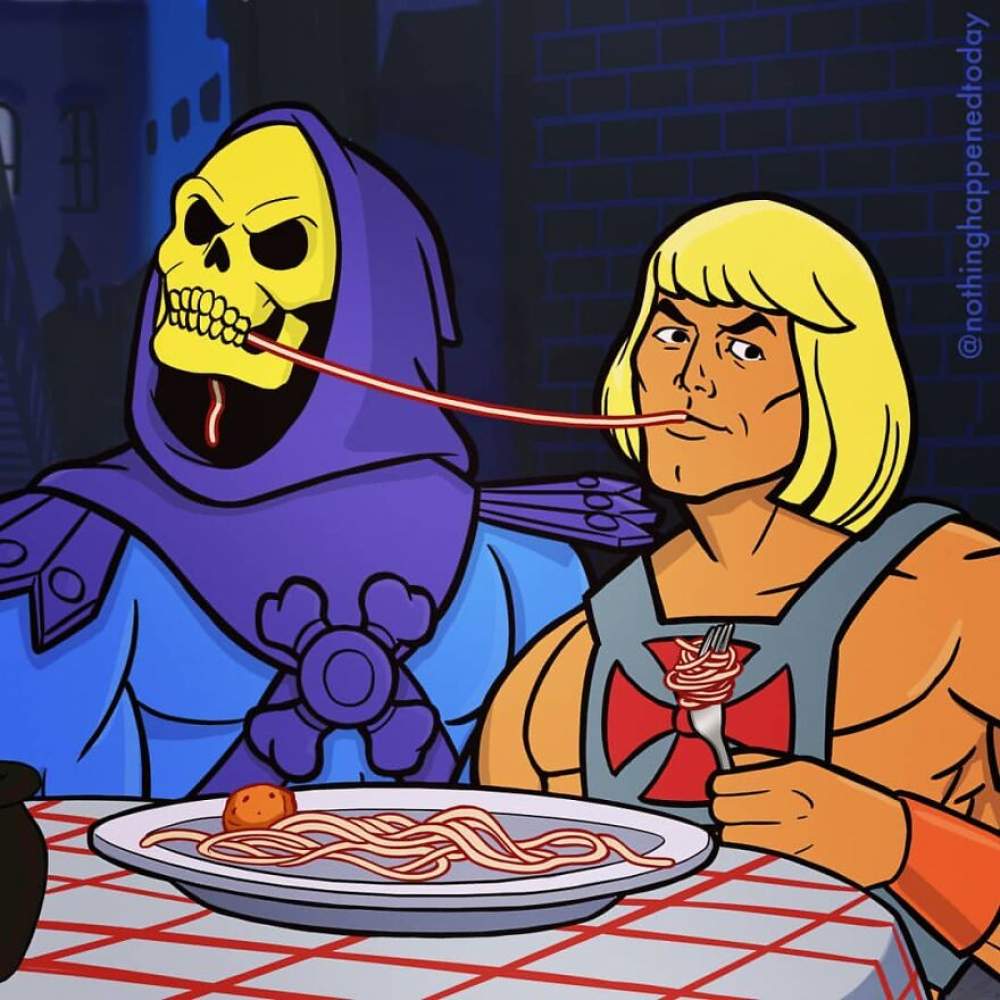 La vida de He-Man y Skeletor